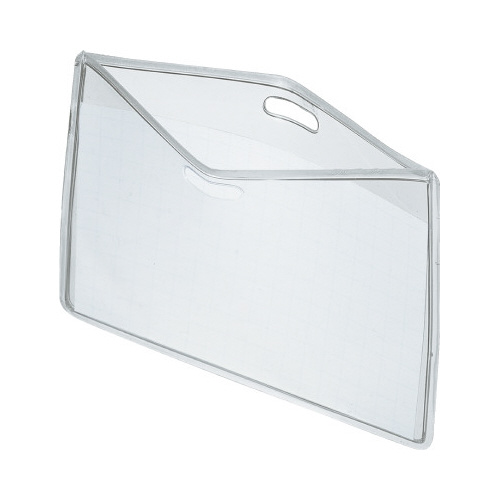 タッグ名札安全ピン・クリップ両用横　５６×９１