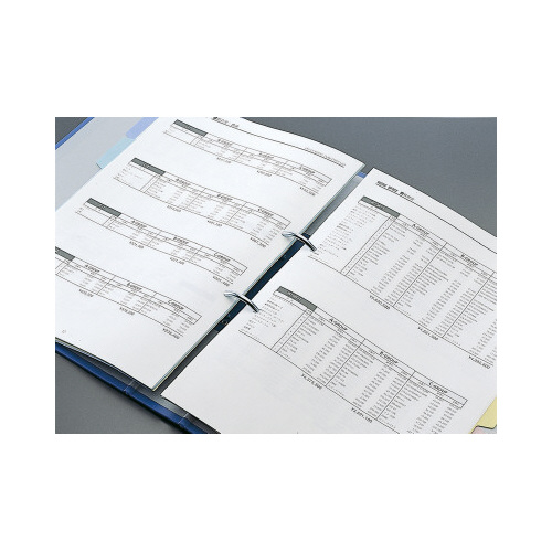 Ｒチューブファイル（Ｓ型）Ａ４縦　３３ｍｍ２穴青