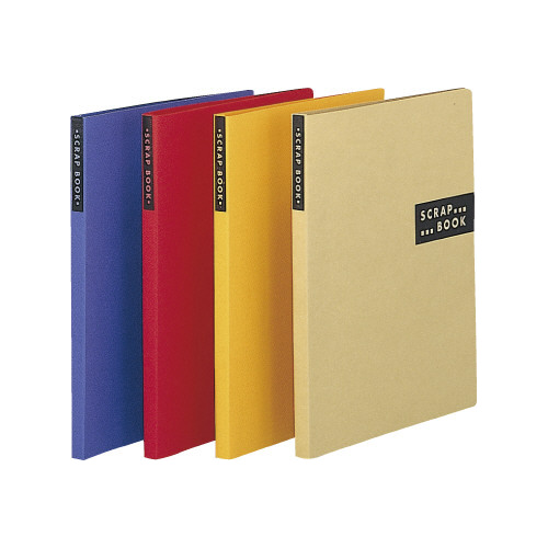 スクラップブックＳスパイラルとじ固定Ａ４　４０枚茶