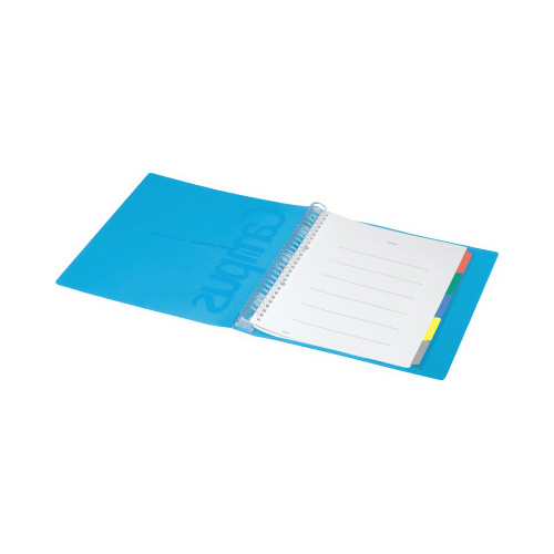 スライドバインダー　ＰＰ表紙　Ｂ５縦　２６穴　青