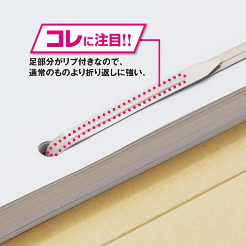 補強リブ付きファスナー足長さ３５ｍｍ