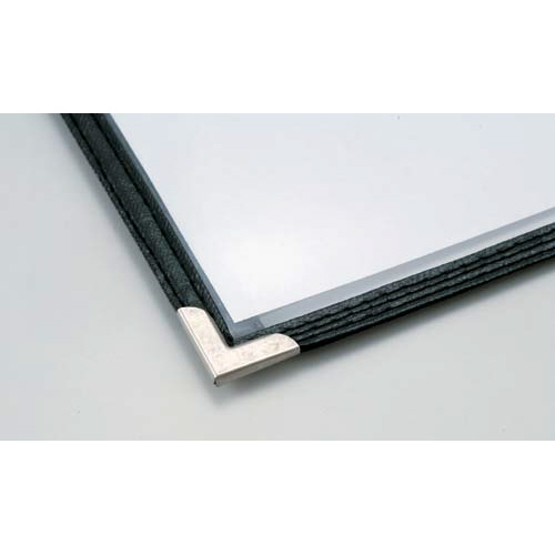 メニューファイル　Ａ４表裏　２ページ　黒　５冊入