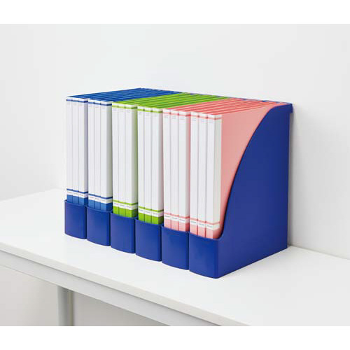 ライツ　マガジンファイル　Ａ４　ブルー　３個