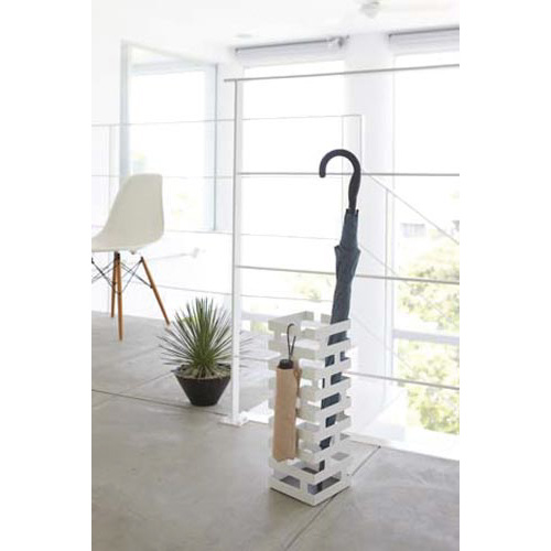 傘立て　ブリック　幅１６０　ホワイト