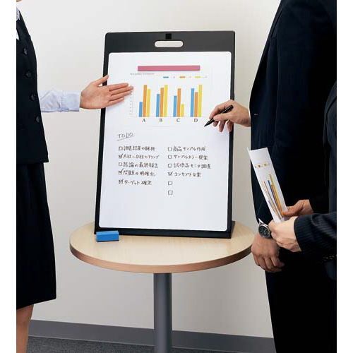 持ち運べるミーティングホワイトボード　Ａ２　縦×５