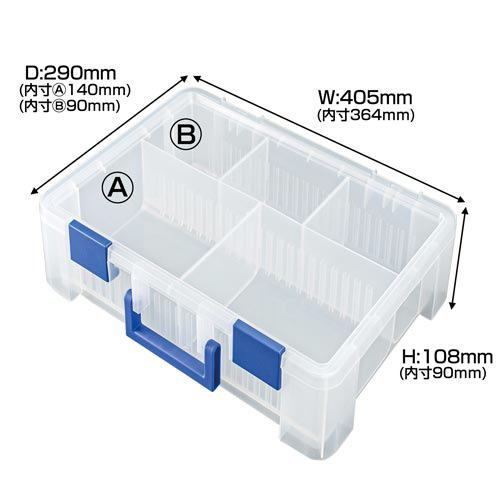 パーツストッカー　ＰＳ－４００Ｆ　クリア