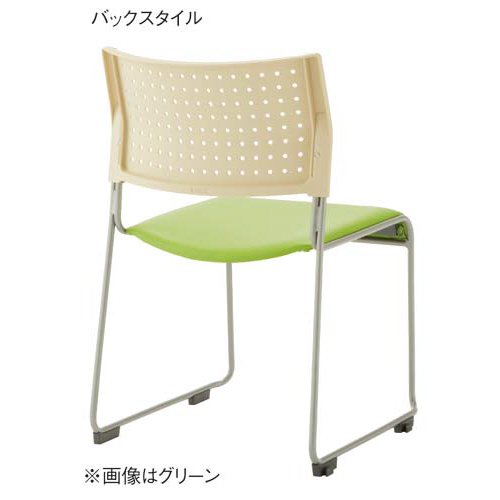 スタッキングチェアＷＨ座クッションＯＲ１２脚セット