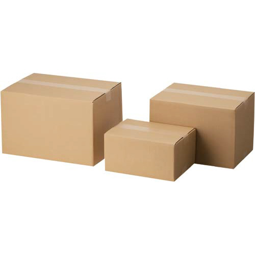 無地ダンボール　Ｎｏ．１－２（底面Ａ４）　６０枚