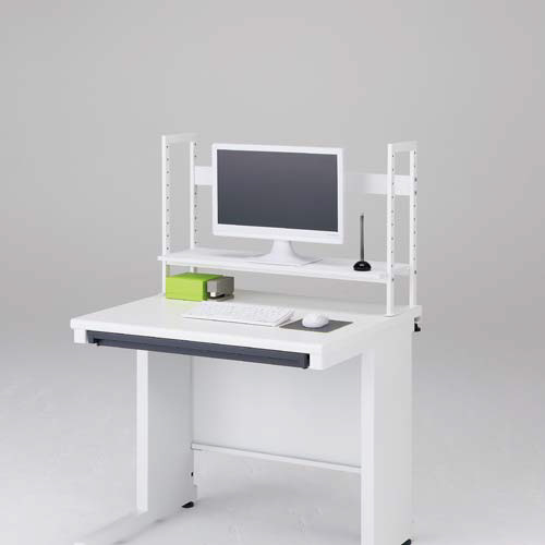 デスク周りデスクラック１段Ｗ１４００スノーホワイト