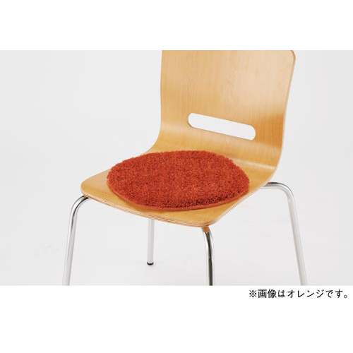 スレッド　チェアパッド３５ｃｍ丸　ベージュ