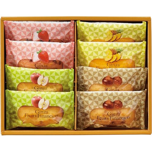 銀座フルーツフィナンシェ　８個　２０００※