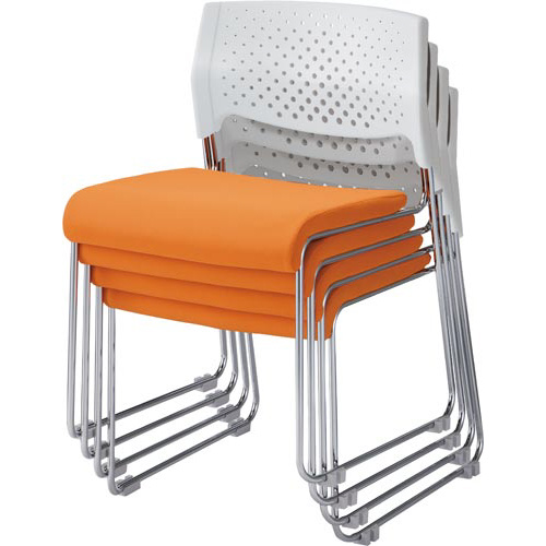 ＤＤスタッキング３　メッキ脚　ブルー　４脚セット