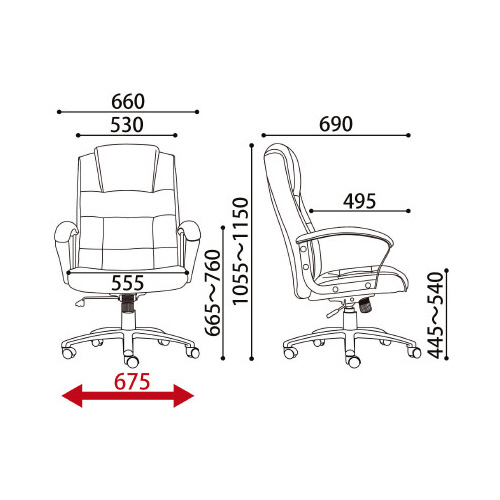 ＳＫＮ２　マネージメントチェア　ハイバック