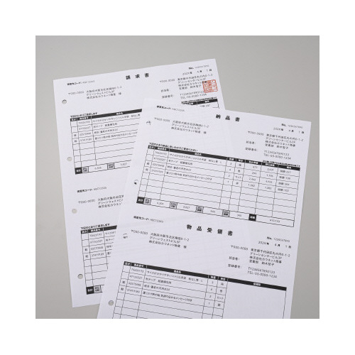 ＦＳＣ（Ｒ）認証プリンタ帳票用紙マルチタイプ白２面