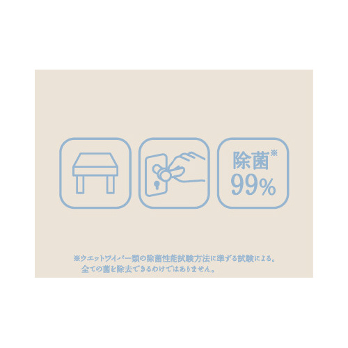 激落ちくん除菌ウェットシートレギュラー３個入×２４