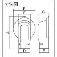 壁面取出しカバーＰラージ　ＤＡＳ２８０８Ｈ