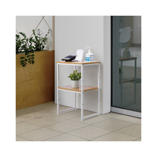 電話台　ワイド　幅５００ｍｍ　ダークブラウン