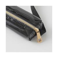 ブックバンドペンケース＜Ｂ６‐Ａ５用＞　透明黒Ａ