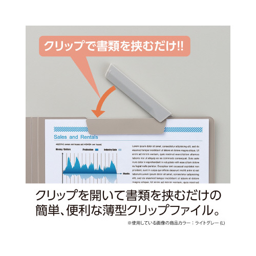 セパルクリップインファイルダブル　ペールピンク