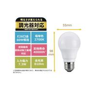 調光器対応ＬＥＤ電球　４０Ｗ相当　電球色