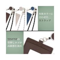 タイニスト　リール付パスケース　ライトモーヴ