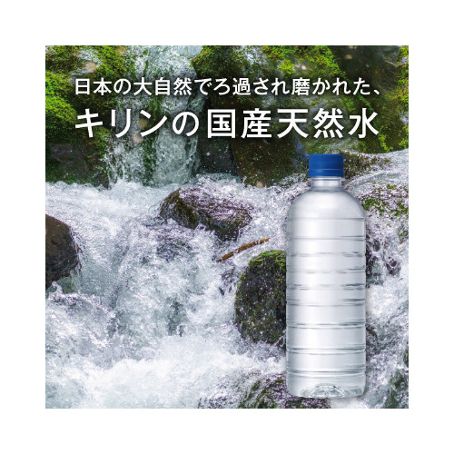 自然が磨いた天然水６００ｍｌラベルレス２４本※