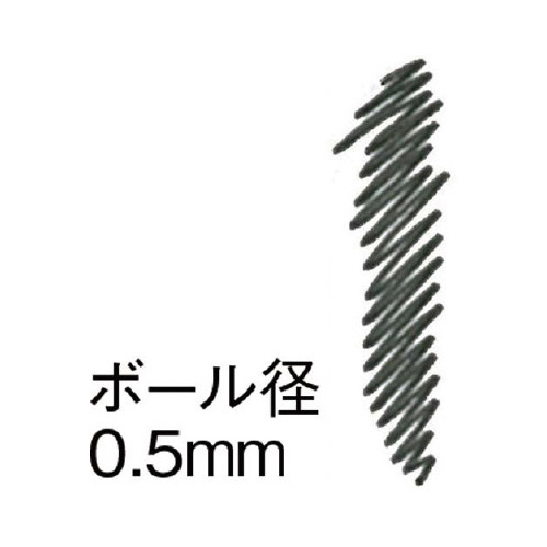 多色ボールペン　サラサ２＋Ｓ　黒軸　Ｘ１０