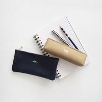 フラットペンケースワンポイントハートｘ２