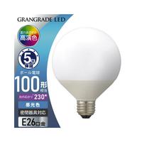 ＬＥＤ電球　ボール電球Ｅ２６　１００形昼光色高演色