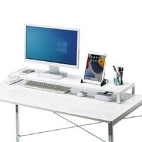 電源タップ＋ＵＳＢハブ付き机上ラック（Ｗ１０００）