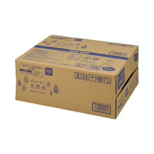 おもてなし用天然水嬬恋高原２６０ｍｌ３０本×４※