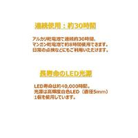 ＬＥＤ常備灯　ホワイト　単３形２本（電池別）