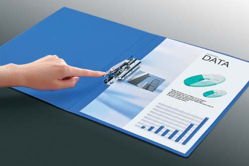 レバーファイル＜Ｅｚｅ＞Ａ４縦１２ｍｍ　濃灰１０冊