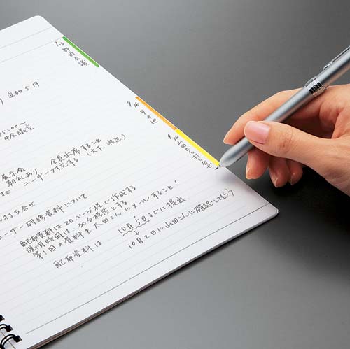 エッジタイトル　ツインリングとじ　セミＢ５Ｂ罫　５