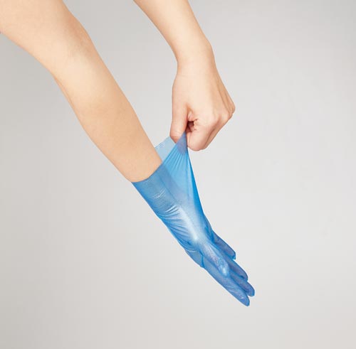 プレミアムフィットグローブ　ブルー　Ｍ　１０箱