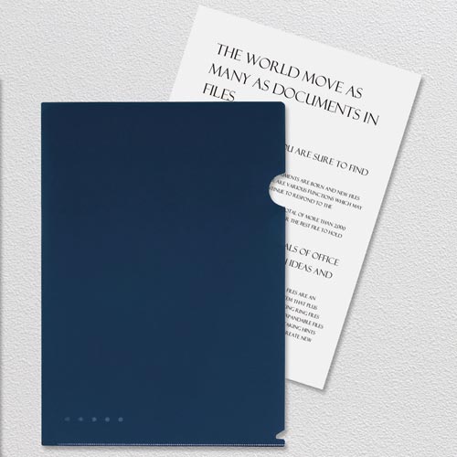 シンプルワーク　ブラインドホルダーＡ４　ブルー