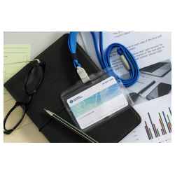 抗菌名札用ホルダー　チャックなしＮ７３ＡＢ－５０Ｐ