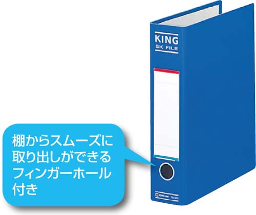 ＳＫファイル青Ａ４縦背幅７５ｍｍ１０冊