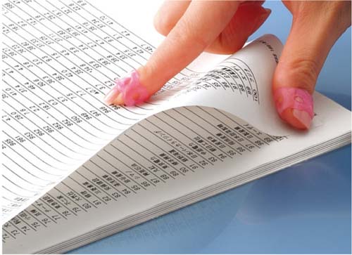 紙めくり＜メクリン＞カラフルミックス　Ｍ　２５個