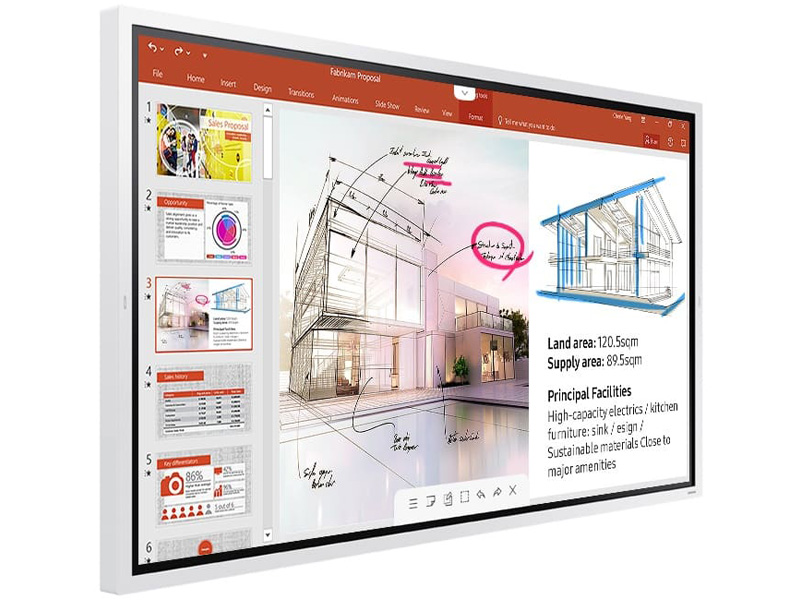 Flip 2 (65型/3840×2160/HDMI/ホワイト/スピーカー：あり)