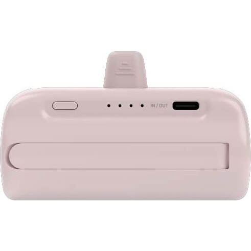 GRAVITY P5C ポケットサイズ USB Type-C直接充電 スタンド機能付 PD20W 5000mAh 急速充電 モバイルバッテリー ピンク