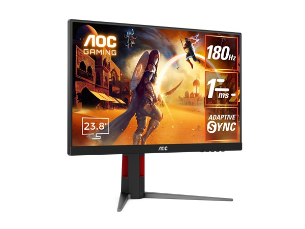 ゲーミング液晶ディスプレイ 23.8型/1920×1080/HDMI、DisplayPort/ブラック/スピーカー：なし