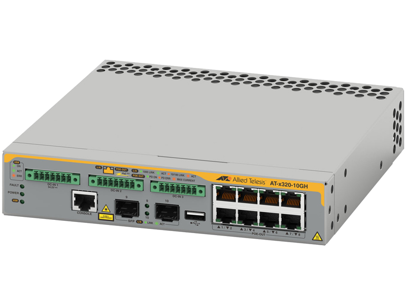AT-x320-10GH-PWR300-Pack PoEスイッチ