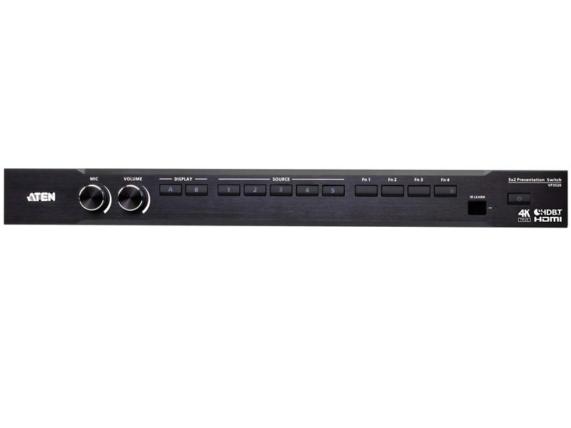 5入力2出力プレゼンマトリックススイッチャー（4K60p、表示制御＆シームレス切替機能対応）