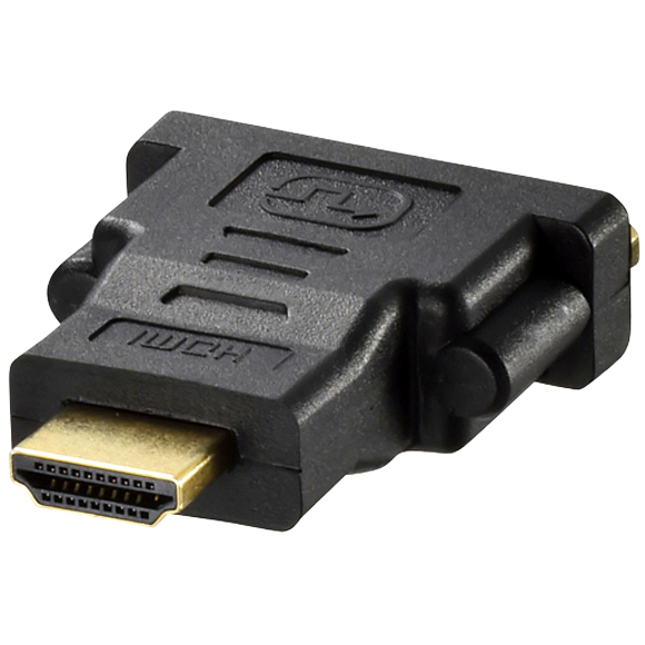 HDMIオス：DVIメス変換アダプター