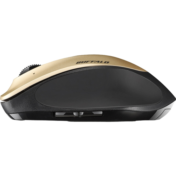 無線 レーザー プレミアムフィットマウス Mサイズ ゴールド