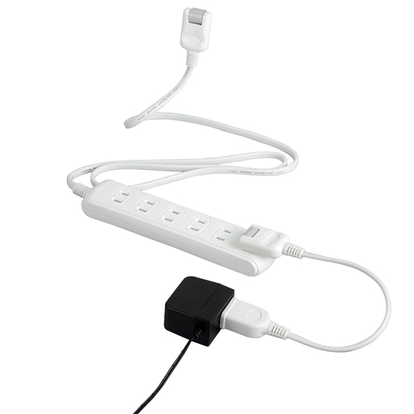 電源延長ケーブル 1m ホワイト