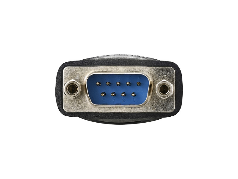 USBシリアル変換ケーブル ブラックスケルトン 1m