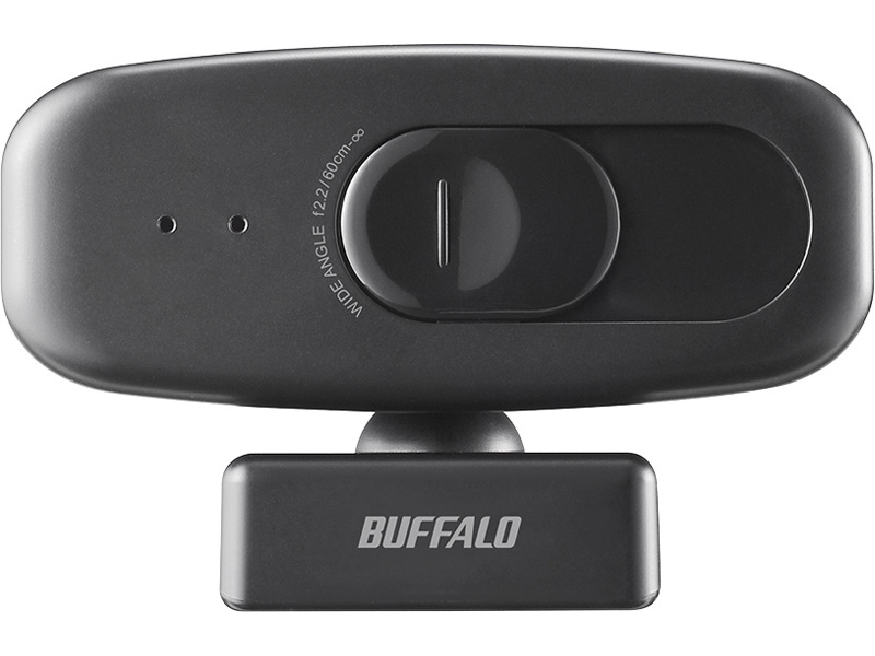 200万画素WEBカメラ 広角120°マイク内蔵 ブラック