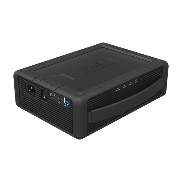 ECLAIRPRO Mobileシリーズ EM352B31 USB3.1（Gen2）対応 ハードウェアRAID対応 可搬型ハンドル付きDAS 総容量4TB（2TB×2ドライブ）